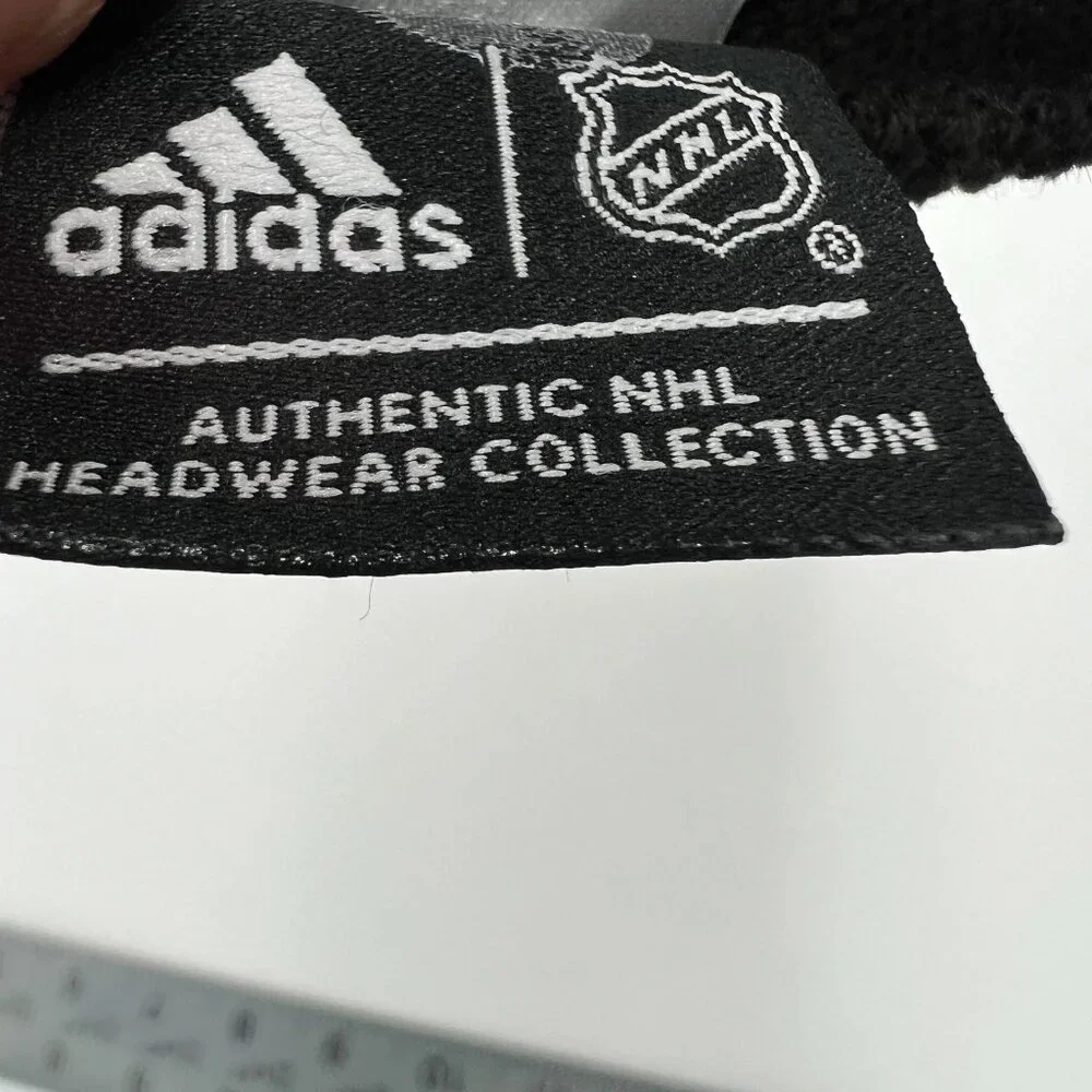 Adidas Unisex Black Yellow Knit Pittsburgh Penguins NHL Winter Beanie‎ Hat NWT